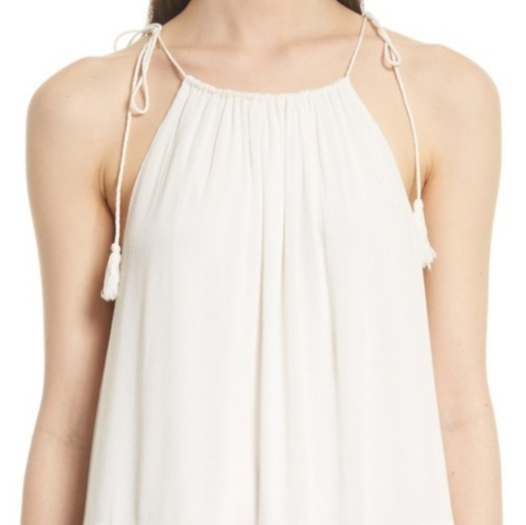 Alice + Olivia White Danna Lace Tassel Dress - Picture 5 of 7